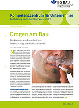 Titelbild Kompetenzzentrum für Unternehmer - Fortbildung nach DGUV Vorschrift 2 "Drogen am Bau"