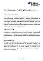 Kompetenzzentrum für Unternehmer - Fortbildung nach DGUV Vorschrift 2 "Bildschirmarbeitsplätze"