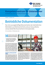 Kompetenzzentrum für Unternehmer - Fortbildung nach DGUV Vorschrift 2 "Betriebliche Dokumentation"