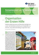 Titelbild Kompetenzzentrum für Unternehmer - Fortbildung nach DGUV Vorschrift 2 "Organisation der Ersten Hilfe"