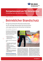 Kompetenzzentrum für Unternehmer - Fortbildung nach DGUV Vorschrift 2 "Betrieblicher Brandschutz"